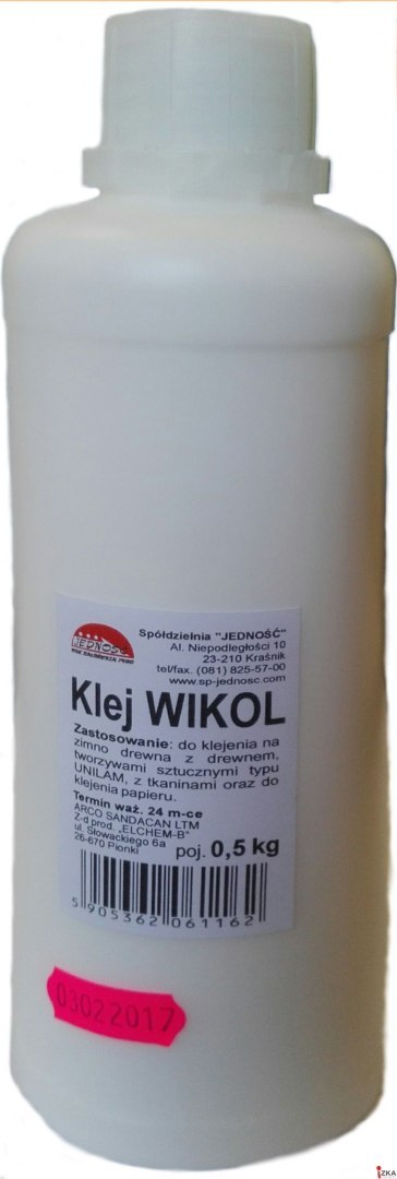 Klej WIKOL 500g butelka JEDNOŚĆ