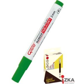 Marker tablicowy GR-003 okrągła końcówka zielony GRAND 160-1311