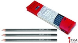 Ołówek techniczny, H, 12 szt. GRAND 160-1355