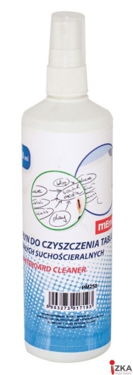 Płyn do czyszczenia tablic suchościeralnych MEMOBOARDS (MP001) 250ml