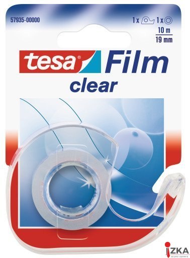 Taśma biurowa TESAfilm Clear 10m X19mm +Dyspenser 57935-00000-01 TS