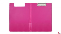 Teczka z klipsem A4 pink BIURFOL KKL-04-03 (pastel różowy )