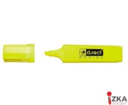 Zakreślacz D.RECT 1128 żółty 121006