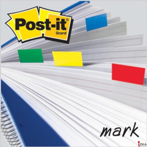 Zestaw promocyjny zakładek POST-IT (680 -P10+2), PP, 25,4x43,2mm, mix kolorów, 10+2 GRATIS