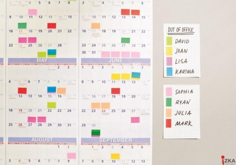 Zestaw promocyjny zakładek POST-IT (680 -P10+2), PP, 25,4x43,2mm, mix kolorów, 10+2 GRATIS