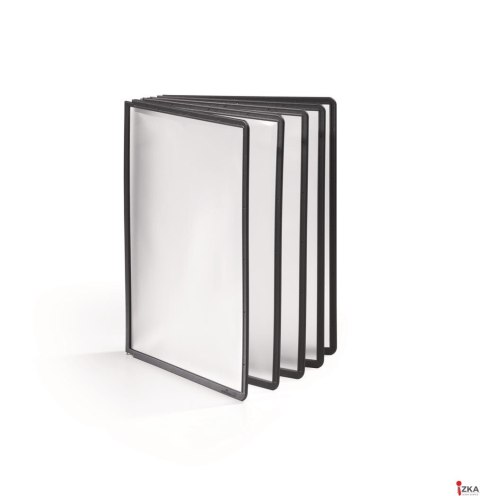 Panele prezentacyjne czarne (5) ramka SHERPA 5606-01 DURABLE