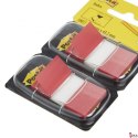 Zakładki indeksujące POST-IT_ (680-R2EU), PP, 25,4x43,2mm, 2x50 kart., czerwone