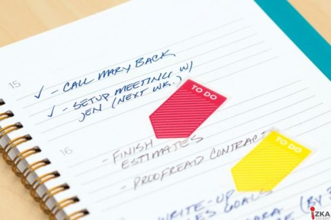 Zakładki indeksujące POST-IT_ (682-TODO), PP, 23,8x43,2mm, 3x20 kart., mix kolorów