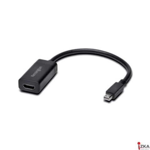 Adapter wideo Kensington VM2000, z Mini Display Port na HDMI, czarny K33986WW
