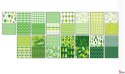 Blok z motywami GREEN, 80g/m2, A4, 15 ark, 30 motyw, Happy Color HA 3808 2030-G
