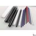 Grzbiety do bindowania plastikowe GBC Combs, A4, 12 mm, czarne , 100 szt. 4028177
