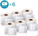 Etykiety DYMO różnego przeznaczenia - 57 x 32 mm, biały - VALUE PACK 6 szt. 2093094