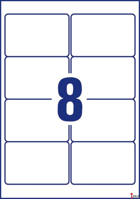 Etykiety uniwersalne L4745REV-25 96x63,5 30 ark. Usuwalne, białe, Avery Zweckform