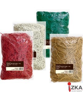 Gumki recepturki 50 mm, średnica 50 mm GRAND 130-1679 1kg 1,5x1,5mm