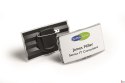 Identyfikator 40x75 mm z kombi klipem Antracy towy 812858 DURABLE