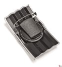 Identyfikator 40x75 mm z kombi klipem Antracy towy 812858 DURABLE