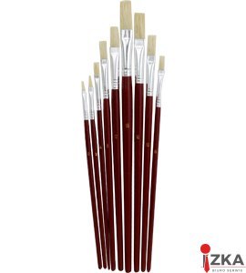 Pędzle 882B płaskie 9 szt., 9 szt. GRAND 170-1415