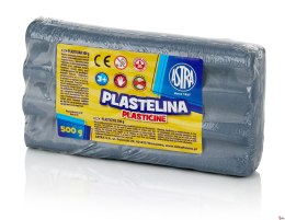 Plastelina metaliczna Astra 500g srebrna, 303117015