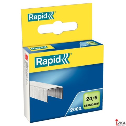 Zszywki Rapid Standard 24/6 2M , 2000 szt. Rapid 24858800