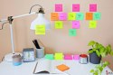 Bloczek samoprzylepny POST-IT_ Super sticky, (654-6SS-MIA), 76x76mm, 6x90 kart., paleta Miami