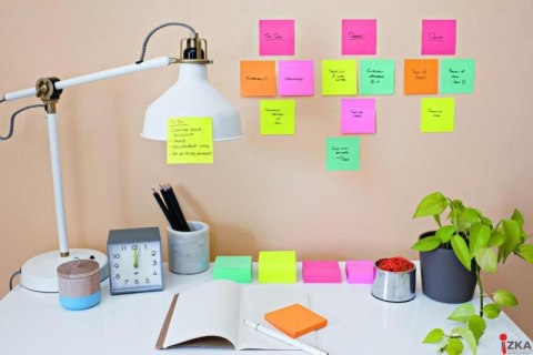 Bloczek samoprzylepny POST-IT_ Super sticky, (654-6SS-MIA), 76x76mm, 6x90 kart., paleta Miami