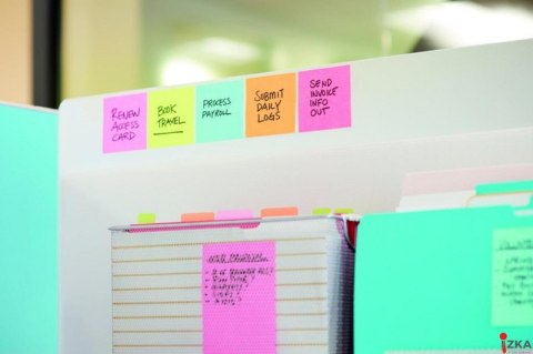 Bloczek samoprzylepny POST-IT_ Super sticky, (654-6SS-MIA), 76x76mm, 6x90 kart., paleta Miami