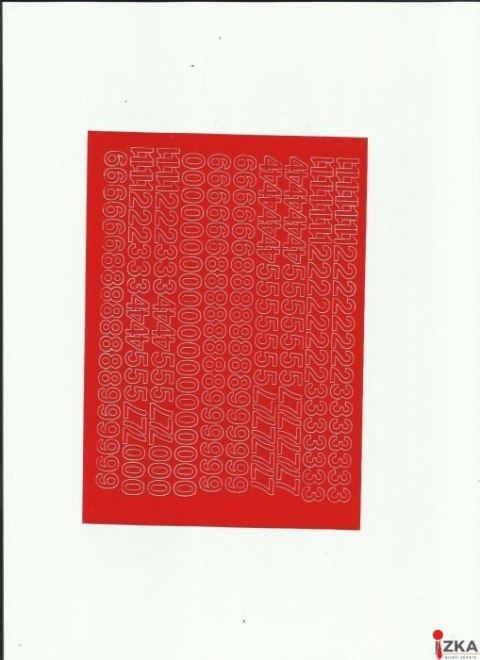 CYFRY samop. 1cm (8) niebieski ARTDRUK