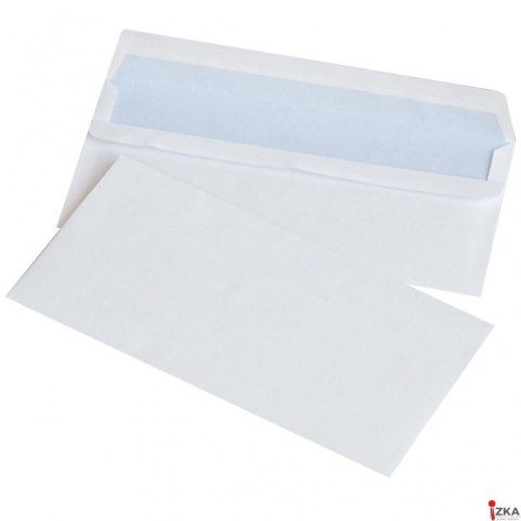 Koperty samoklejące OFFICE PRODUCTS, SK, DL, 110x220mm, 75gsm, 50szt., białe