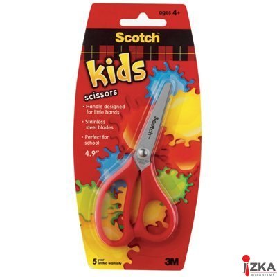 Nożyczki dziec.4.9IN=12cm 3M 1441B/1413 XX004827091