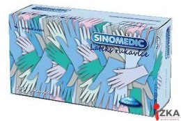 Rękawice nitrylowe niebieskie L SINOMEDIC (100)