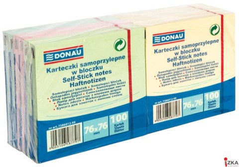 Bloczek sam.76*76 mix(12)DONAU 7586012-99