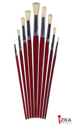 Pędzle 882Y okrągłe 8 szt., 9 szt. MIX rozmiarów, GRAND 170-1426