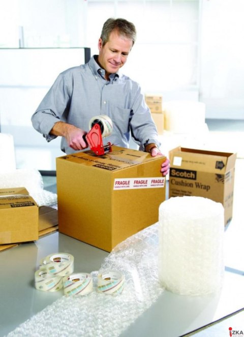 Taśma pakowa do wysyłek SCOTCH HEAVY, BARDZO MOCNA, kauczukowa, 50mm, 66m, transparentna UU005262835