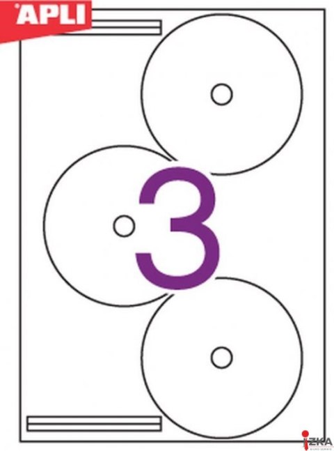 Etykiety 10294 Q114 CD perman entna (100ark-300szt) APLI