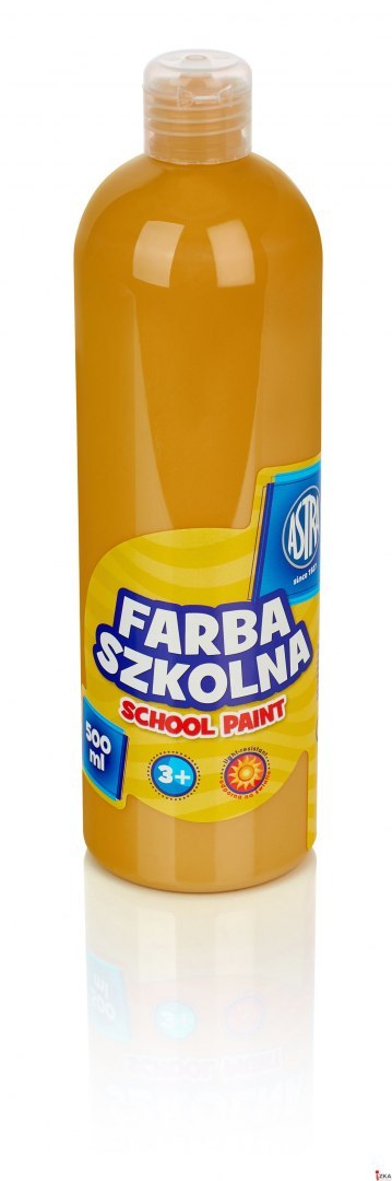 Farba szkolna Astra 500 ml - brązowa jasna, 301109007