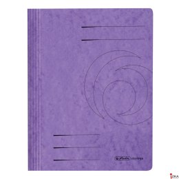 (WYCOFANY) Skoroszyt kartonowy A4 ze sprężynką fioletowy 11186582 HERLITZ