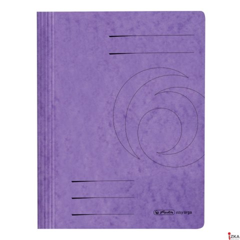 (WYCOFANY) Skoroszyt kartonowy A4 ze sprężynką fioletowy 11186582 HERLITZ