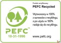 Ekologiczne karteczki samoprzylepne R330-1B Post-it_ Z-Notes z certyfikatem PEFC Recycled, Żółte, 76x76mm, 6 bloczków po 100 kar