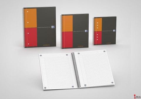 Kołonotatnik B5 80 kartek, kratka / tagi, INTERNATIONAL MEETINGBOOK, OXFORD, 400080788