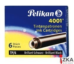 Naboje do piór, krótkie niebiesko-czarne 301184 Pelikan