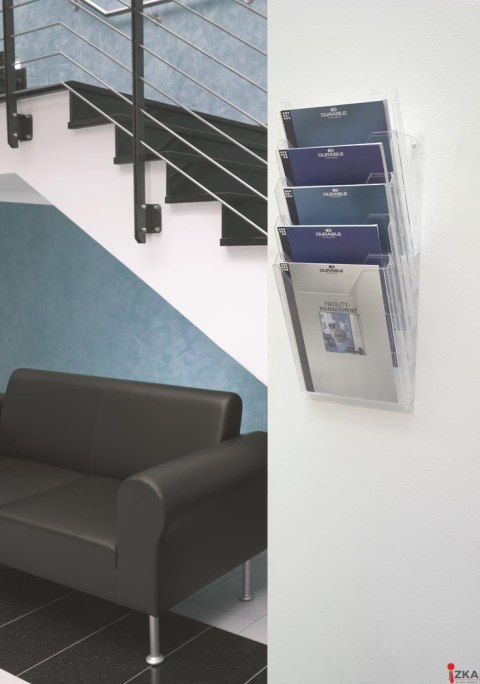 Pojemnik na ulotki XL 5 pojemników przezr. A4 858619 COMBIBOXX DURABLE Pojemnik na ulotki XL 5 pojemników przezr. A4 858619 COMBIBOXX DURABLE