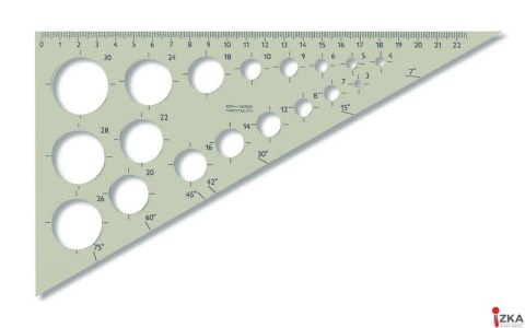 Ekierka 745920 60/250 22cm KOH-I-NOR