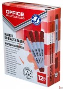 Marker do tablic , okrągły, 1-3mm (linia), czerwony, typu OFFICE PRODUCTS 17071411-04