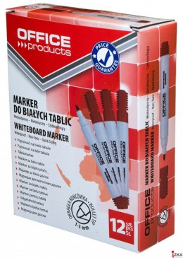 Marker do tablic , okrągły, 1-3mm (linia), czerwony, typu OFFICE PRODUCTS 17071411-04