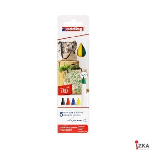 Marker do tkanin 5kol. 4600/5S EDDING