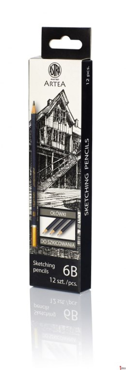 Ołówek do szkicowania 6B Astra Artea 206118007