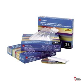 Plastikowe worki Rexel na ścinki do niszczarek z szerokim podajnikiem, o pojemności 175 litrów 100 szt. 40095