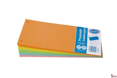 Przekładki indeksujące kartonowe 1/3 A4 ELBA, miks kolorów, 100553887