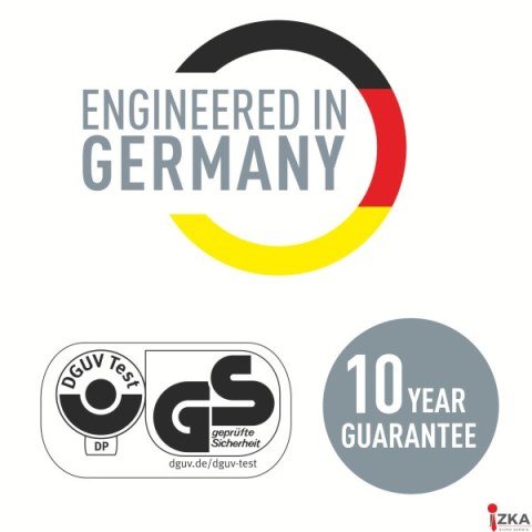 Zszywacz duży, metalowy Leitz, szary, 10 lat gwarancji, 40 kartek 55040085