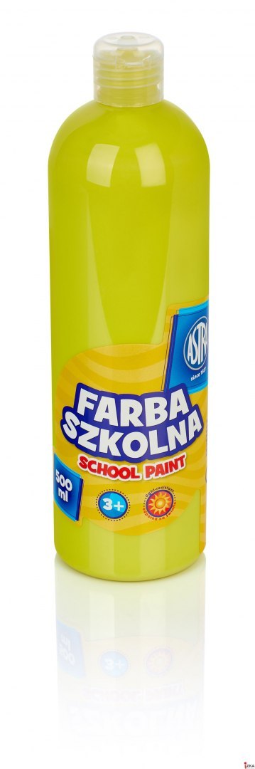 Farba szkolna Astra 500 ml - cytrynowa, 301109002